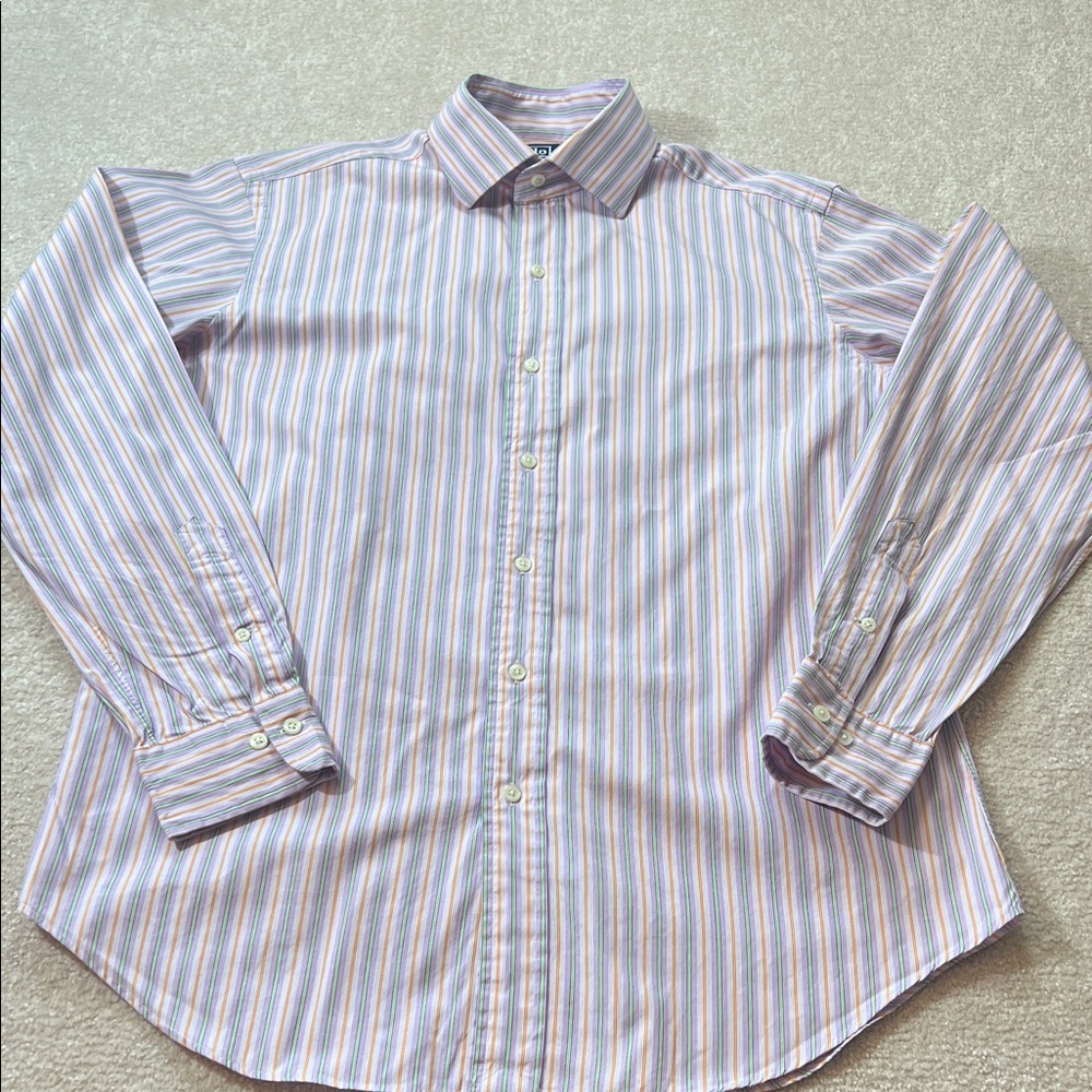 Polo by Ralph Lauren Striped Regent Classic Fit Dress‎ Shirt Mens 15½ / M - Picture 3 of 6